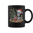Sorta Merry Sorta Scary Retro Skeleton Hot Cocoa Christmas Coffee Mug Sorta Merry Sorta Scary Retro Skeleton Hot Cocoa Christmas Coffee Mug