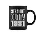 Straight Outta 1981 Womenintage 1981 Birth Of Birthday コーヒーマグ