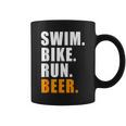 Swim Bike Run スイム バイク ラン ビール トライアスロン トライアスロン スポーツ メンズ レディース コーヒーマグ