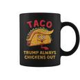 Taco Trump Always Chickens Out アンチトランプニックネーム コーヒーマグ