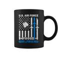 US Air Force USAF Veteran Proud Girlfriend Family Matching Coffee Mug