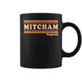 Vintage 80s Mitcham England Retro Graphic Coffee Mug Vintage 80s Mitcham England Retro Graphic Coffee Mug