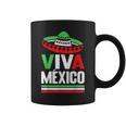 Viva Mexico 帽子デザイン メキシコ国旗カラー メキシコ人向け コーヒーマグ
