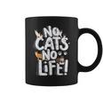 「No Cats No Life」 母の日 バレンタインデー 猫 母 コーヒーマグ
