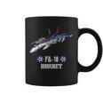 アメリカのf-18ホーネット戦闘機 コーヒーマグ