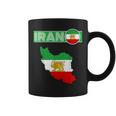 イランライオン太陽旗、イラン地図、イラン、イランの旗、イランの旗。 コーヒーマグ