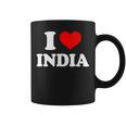 インド I Heart India I Love India コーヒーマグ