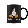 コンピューター -Udo Rm -Rf Tux Linux ペンギン プログラマー コーヒーマグ