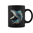 ザトウクジラ 動物 グラフィック イラスト ザトウクジラ コーヒーマグ