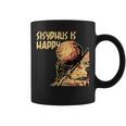 シーシュポス・イズ・ハッピー面白いギリシャ神話ミーム哲学 コーヒーマグ