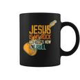 ジーザス・イズ・マイ・ロック・アンド・ザット・イズ・ハウ・アイ・ロール クリスチャン コーヒーマグ