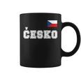 チェコ共和国 胸に Cesko 旗国旗 長袖tシャツ コーヒーマグ