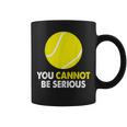 テニス ユーモア You Cannot Beerious ラケット スポーツ コーヒーマグ