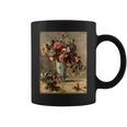 ピエール・オーギュスト ルノワールのバラとジャスミン デルフト花瓶 長袖tシャツ コーヒーマグ