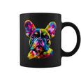 フレンチブルドッグ 犬 カラフル ポップアート レインボーカラー ブルドッグ コーヒーマグ