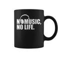 ヘッドホン No Music No Life Music Lover コーヒーマグ