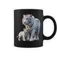 ホワイトタイガー、ネコの動物 コーヒーマグ