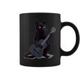 ミュージシャン黒猫ギタリストボンベイキャッツウィズギター コーヒーマグ