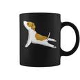 ヨガジャック・ラッセル・テリア犬 コーヒーマグ