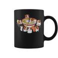 ラーメン寿司パピヨン犬 コーヒーマグ