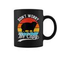 レトロ 面白い カピバラ Don't Worry Be Capy コーヒーマグ