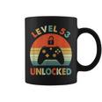 レベル53アンロック ヴィンテージ 53歳の誕生日ゲーマー 面白いゲーム コーヒーマグ