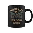 ロイヤルエンフィールドwdReクラシックモーターサイクルww2 長袖tシャツ コーヒーマグ