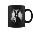 不気味なゴスウサギ、ホラーバニー、奇妙なコアウサギ コーヒーマグ