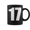 数字 セブンティーン数字 17 プレーンホワイト数字 コーヒーマグ