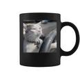 猫のミームtシャツを運転します コーヒーマグ