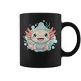 笑顔のaxolotl カワイイかわいい水中漫画 コーヒーマグ