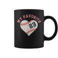 野球選手23ジャージー衣装 No＃23スポーツファンギフト Baseball Jersey Number 23 コーヒーマグ
