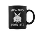 面白いイースタージョークguess What Bunny Butt メンズ レディース コーヒーマグ