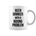 Beer Drinker With A Boxing Problem おもしろワークアウトボクサー 長袖tシャツ コーヒーマグ