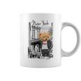 Cool New York City Teddy Bear Illustration Graphic s コーヒーマグ