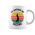 I'd Rather Be Golfing Golfer スポーツアパレル ゴルフ メンズ コーヒーマグ
