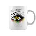 Junenth まつげ アフリカの目 美しい コーヒーマグ