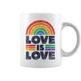 Lgbtq Love Is Love Gay Pride Lgbt Ally Rainbow Flagintage コーヒーマグ