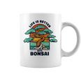 Life Is Better With Bonsai 屋内 盆栽 盆栽ポット 盆栽 コーヒーマグ