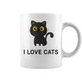 I Love Cats シャツ キュート 黒猫好き キッズ 子猫 コーヒーマグ