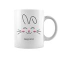 かわいいバニーフェイス イースターバッグ ピンク ハート イースター コーヒーマグ