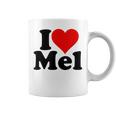 アイ・ラブ・ハート・メル・メルビン・メラニー・メリンダ・メリッサ・メロディ コーヒーマグ
