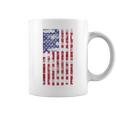 アメリカ国旗 メンズ レディース キッズ アメリカ国旗 愛国的なグランジ コーヒーマグ
