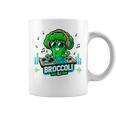 クールなブロッコリーdjミュージックパーティーバイブ面白いデザイン。 コーヒーマグ