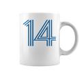 ナンバー14 シャツ レトロユニフォーム ヨーロッパスタイル バックプリントジャージ コーヒーマグ