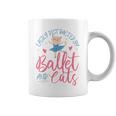 バレエダンサー ダンスガール バレリーナ 猫 気が散りやすい コーヒーマグ