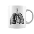 人間の心臓の肺 ビンテージ医療解剖学 解剖学的肺 コーヒーマグ