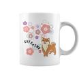 柴犬 梅の花 和柄 かわいいイラスト 犬好き お花見 コーヒーマグ