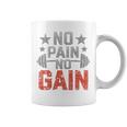 裏面にプリント No Pain No Gainign No Pain No Gain Meme コーヒーマグ