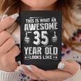 35歳の誕生日プレゼントは私に35年かかりました 良い 面白い 35歳 コーヒーマグ 面白い贈り物